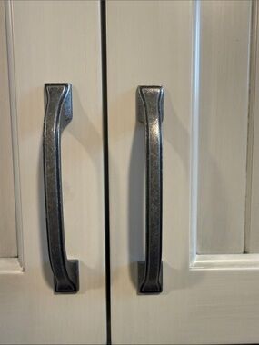 10 NEW Satin Nickel Cabinet Pulls Handles 3-3/4” Center Arch Style Hardware